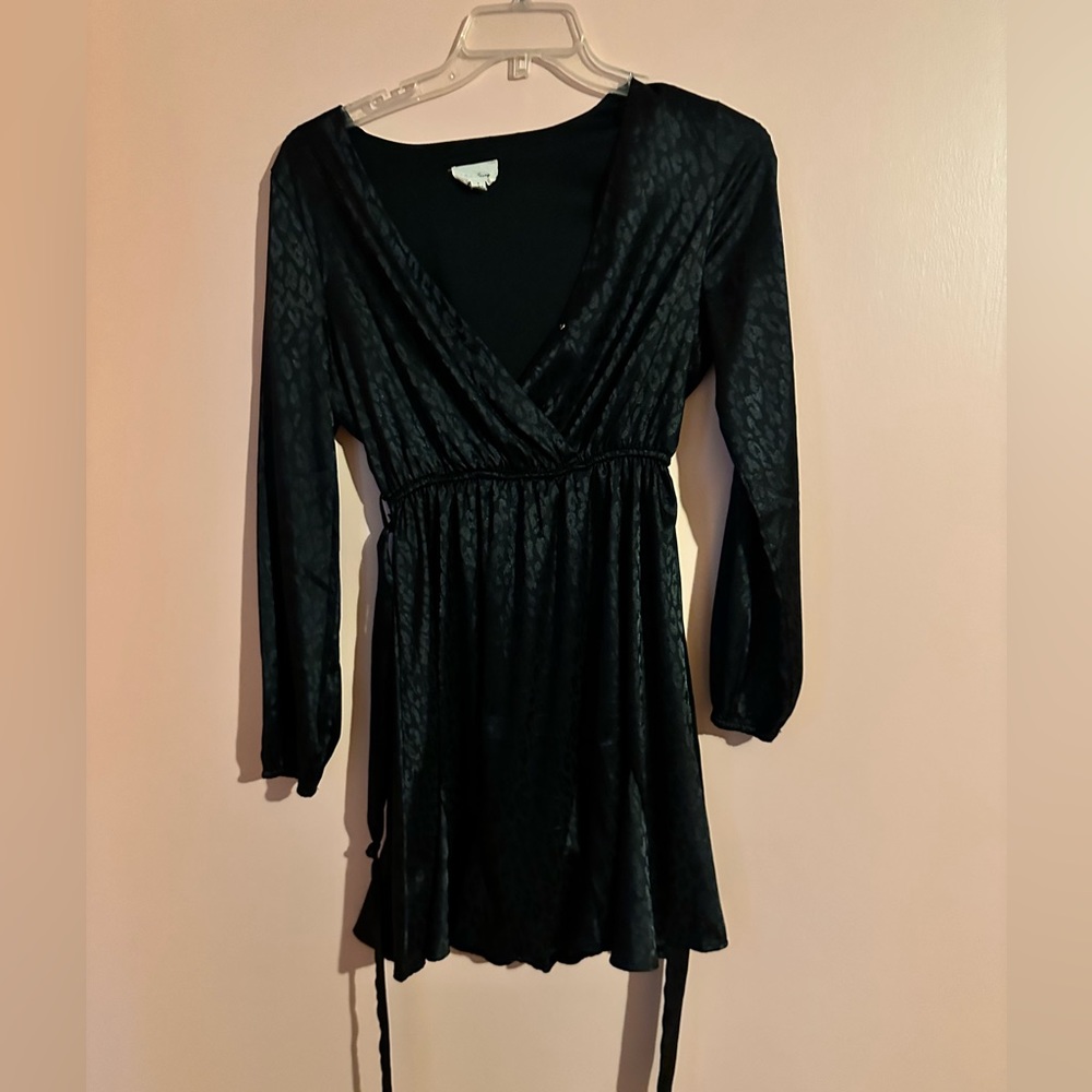 143 Story by line up black casual dress